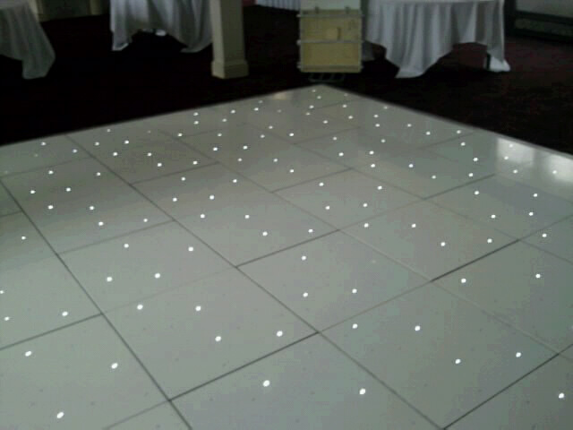 White LED Starlight Dance Floor